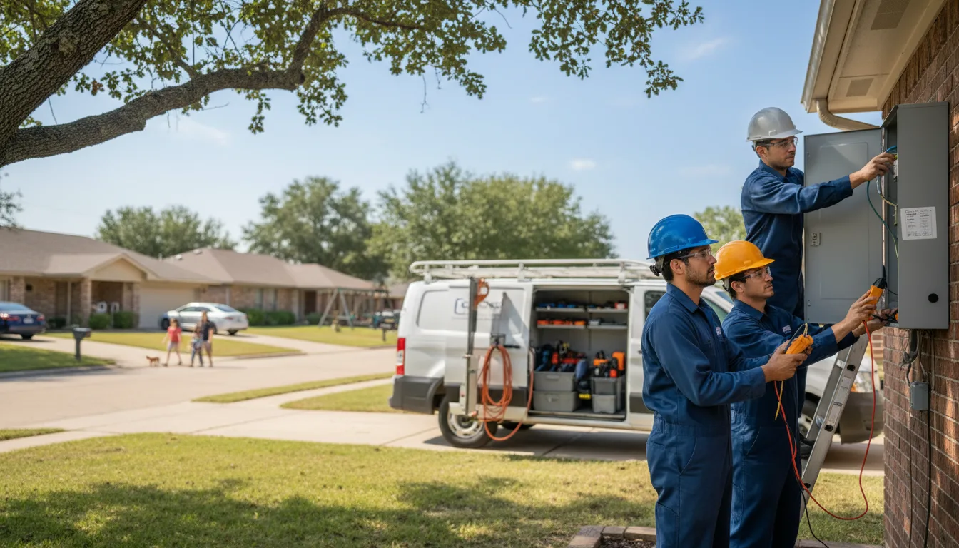 Certified electrician providing emergency electrical services in Rhodesdale, MD